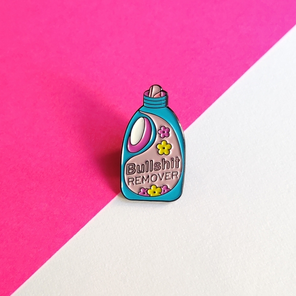 Cassãj Accessories - 2/$20 "BULLSH*T REMOVER" Enamel Pin
